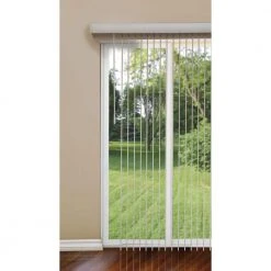 Hampton Bay Canvas Pearl White Room Darkening Vertical Blind for Sliding Door or Window - Louver Size 3.5 in. W x 84 in. L(9-Pack) 11 Hampton Bay Canvas Pearl White Room Darkening Vertical Blind for Sliding Door or Window - Louver Size 3.5 in. W x 84 in. L(9-Pack) -Hampton Bay Shop canvas pearl white hampton bay vertical blinds 10793478808540 1d 1000