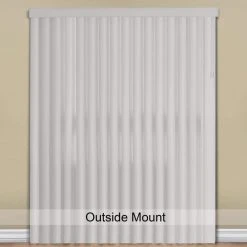 Hampton Bay Canvas Pearl White Room Darkening Vertical Blind for Sliding Door or Window - Louver Size 3.5 in. W x 84 in. L(9-Pack) 12 Hampton Bay Canvas Pearl White Room Darkening Vertical Blind for Sliding Door or Window - Louver Size 3.5 in. W x 84 in. L(9-Pack) -Hampton Bay Shop canvas pearl white hampton bay vertical blinds 10793478808540 66 1000