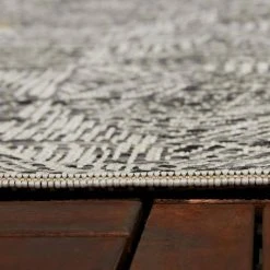 Hampton Bay Pauling Charcoal 8 ft. x 10 ft. Abstract Indoor/Outdoor Area Rug -Hampton Bay Shop charcoal hampton bay outdoor rugs 3011399 1f 1000