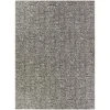 Hampton Bay Pauling Charcoal 8 ft. x 10 ft. Abstract Indoor/Outdoor Area Rug