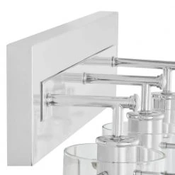 Hampton Bay Regan 21 in. 3-Light Chrome Bathroom Vanity Light with Clear Glass Shades 14 Hampton Bay Regan 21 in. 3-Light Chrome Bathroom Vanity Light with Clear Glass Shades -Hampton Bay Shop chrome hampton bay vanity lighting dshd19574v6 1d 1000