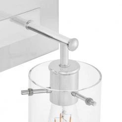 Hampton Bay Regan 21 in. 3-Light Chrome Bathroom Vanity Light with Clear Glass Shades 12 Hampton Bay Regan 21 in. 3-Light Chrome Bathroom Vanity Light with Clear Glass Shades -Hampton Bay Shop chrome hampton bay vanity lighting dshd19574v6 40 1000