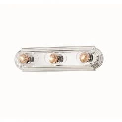 Hampton Bay 18 in. 3-Light Chrome Finish Vanity Light