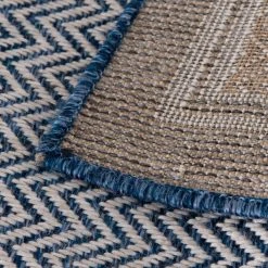 Hampton Bay Santorini Dunedin Cobalt 8 ft. x 10 ft. Indoor/Outdoor Area Rug -Hampton Bay Shop cobalt hampton bay outdoor rugs 1719ol80 107o 66 1000