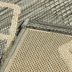 Hampton Bay Edwin Dark Brown 5 ft. x 7 ft. Diamond Flatweave Indoor/Outdoor Area Rug -Hampton Bay Shop dark brown hampton bay outdoor rugs 3010707 c3 1000