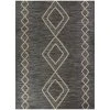 Hampton Bay Diamond Dark Brown 8 ft. x 10 ft. Indoor/Outdoor Area Rug