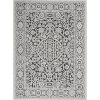 Hampton Bay Calobra Dark Grey 9 ft. x 12 ft. Geometric Contemporary Indoor/Outdoor Area Rug