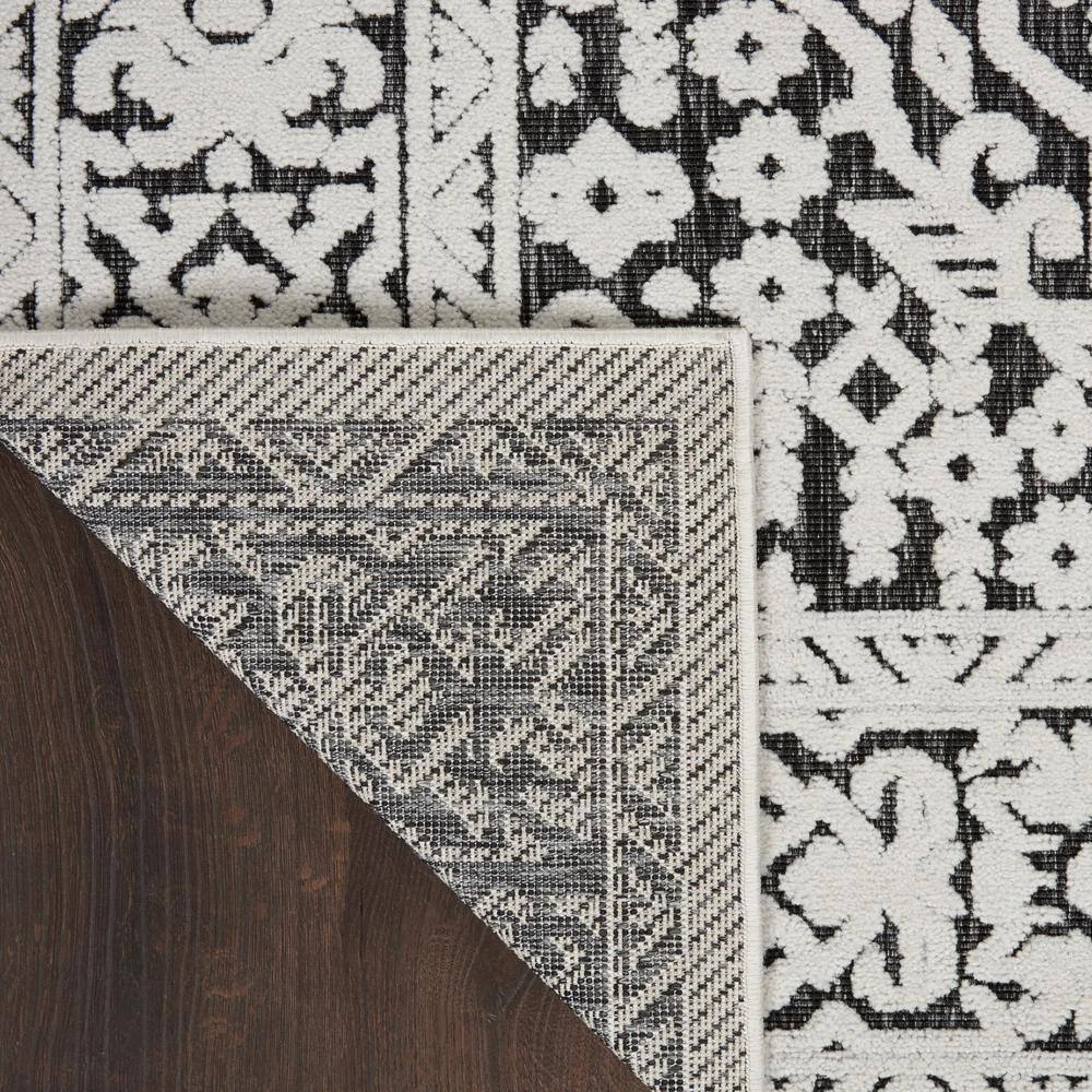 Hampton Bay Calobra Dark Grey 9 ft. x 12 ft. Geometric Contemporary Indoor/Outdoor Area Rug 5 Hampton Bay Calobra Dark Grey 9 ft. x 12 ft. Geometric Contemporary Indoor/Outdoor Area Rug - Image 5