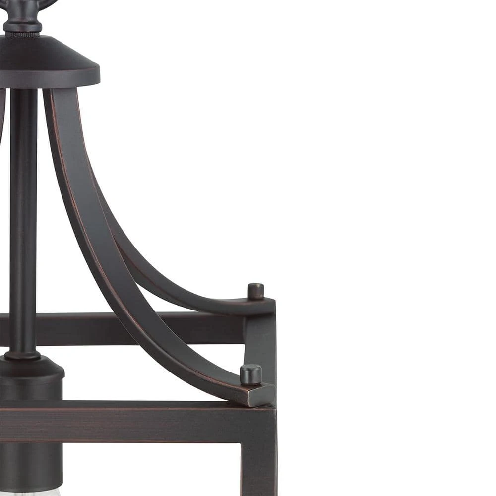 Hampton Bay Boswell Quarter 9-1/2 in. 1-Light Distressed Black Farmhouse Mini-Pendant Kitchen Light 5 Hampton Bay Boswell Quarter 9-1/2 in. 1-Light Distressed Black Farmhouse Mini-Pendant Kitchen Light - Image 5