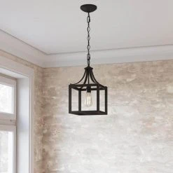 Hampton Bay Boswell Quarter 9-1/2 in. 1-Light Distressed Black Farmhouse Mini-Pendant Kitchen Light 10 Hampton Bay Boswell Quarter 9-1/2 in. 1-Light Distressed Black Farmhouse Mini-Pendant Kitchen Light -Hampton Bay Shop distressed black hampton bay pendant lights 7947hbdbdi 40 1000