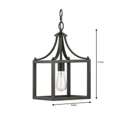 Hampton Bay Boswell Quarter 9-1/2 in. 1-Light Distressed Black Farmhouse Mini-Pendant Kitchen Light 13 Hampton Bay Boswell Quarter 9-1/2 in. 1-Light Distressed Black Farmhouse Mini-Pendant Kitchen Light -Hampton Bay Shop distressed black hampton bay pendant lights 7947hbdbdi 77 1000