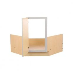 Hampton Bay Shaker Partially Assembled 36 x 34.5 x 24 in. Corner Sink Base Kitchen Cabinet in Dove Gray -Hampton Bay Shop dove gray hampton bay assembled kitchen cabinets kcsb36 sdv 77 1000