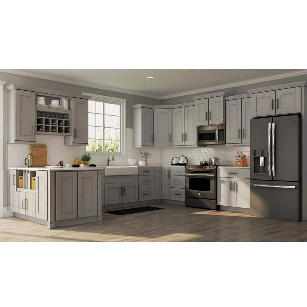 Hampton Bay 6 in. W x 36 in. H Cabinet Filler in Dove Gray 7 Hampton Bay 6 in. W x 36 in. H Cabinet Filler in Dove Gray - Image 7