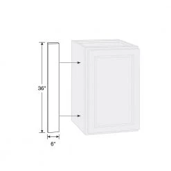 Hampton Bay 6 in. W x 36 in. H Cabinet Filler in Dove Gray 20 Hampton Bay 6 in. W x 36 in. H Cabinet Filler in Dove Gray -Hampton Bay Shop dove gray hampton bay kitchen cabinet moulding kafs636x dv 76 1000