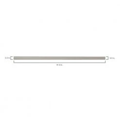 Hampton Bay Shaker 91.5 in. W x 2.5 in. H Crown Molding in Dove Gray (Master Pack) -Hampton Bay Shop dove gray hampton bay kitchen cabinet moulding kamc4 dv 40 1000