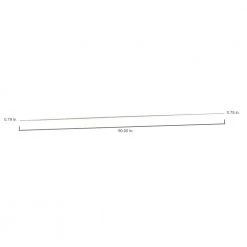 Hampton Bay 91.5 in. W x 0.75 in. H Scribe Molding in Dove Gray (Master Pack) -Hampton Bay Shop dove gray hampton bay kitchen cabinet moulding kams dv 40 1000