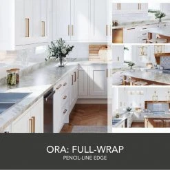 Hampton Bay Wilsonart 8 ft. Laminate Countertop Kit Included in Textured Drama Marble with Eased Edge -Hampton Bay Shop drama marble hampton bay laminate countertops 12349kt08r5010 40 1000