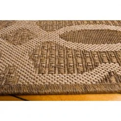 Hampton Bay Santorini Intertwined Fret Earth/Natural 8 ft. x 10 ft. Indoor/Outdoor Area Rug -Hampton Bay Shop earth natural hampton bay outdoor rugs 1707ea80 105e 40 1000