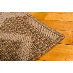 Hampton Bay Santorini Intertwined Fret Earth/Natural 8 ft. x 10 ft. Indoor/Outdoor Area Rug -Hampton Bay Shop earth natural hampton bay outdoor rugs 1707ea80 105e 77 1000