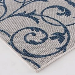 Hampton Bay Santorini Macala Ecru/Cobalt 5 ft. x 8 ft. Indoor/Outdoor Area Rug 11 Hampton Bay Santorini Macala Ecru/Cobalt 5 ft. x 8 ft. Indoor/Outdoor Area Rug -Hampton Bay Shop ecru cobalt hampton bay outdoor rugs 1711eo58 107o 77 1000