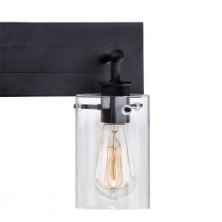 Hampton Bay Regan 21 in. 3-Light Espresso Bronze Bathroom Vanity Light with Clear Glass Shades 17 Hampton Bay Regan 21 in. 3-Light Espresso Bronze Bathroom Vanity Light with Clear Glass Shades -Hampton Bay Shop espresso bronze hampton bay vanity lighting ds19267 66 1000
