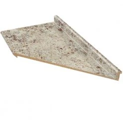 Hampton Bay Wilsonart 10 ft. Laminate Countertop in Textured Golden Juparana with Full Wrap Ogee Edge