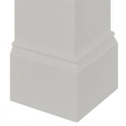 Hampton Bay Avondale Shaker Gray Quick Assemble Plywood Decorative Corner Post (5.75 in W x 34.5 in H x 5.75 in D) -Hampton Bay Shop gray hampton bay cabinet mounts installation accessories dcp g a0 1000
