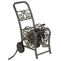 Hampton Bay 2-Wheel Hose Reel Cart 17 Hampton Bay 2-Wheel Hose Reel Cart -Hampton Bay Shop gray hampton bay hose reels mdhc150hb 4f 1000