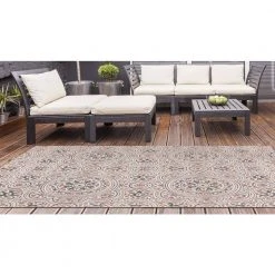 Hampton Bay Geo Gray 7 ft.10 in. x 9 ft. 10 in. Indoor/Outdoor Area Rug 16 Hampton Bay Geo Gray 7 ft.10 in. x 9 ft. 10 in. Indoor/Outdoor Area Rug -Hampton Bay Shop gray hampton bay outdoor rugs 19917 1f 1000