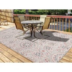 Hampton Bay Geo Gray 7 ft.10 in. x 9 ft. 10 in. Indoor/Outdoor Area Rug 15 Hampton Bay Geo Gray 7 ft.10 in. x 9 ft. 10 in. Indoor/Outdoor Area Rug -Hampton Bay Shop gray hampton bay outdoor rugs 19917 4f 1000