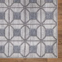 Hampton Bay Clover Gray 7 ft. 10 in. x 9 ft. 10 in. Indoor/Outdoor Area Rug 12 Hampton Bay Clover Gray 7 ft. 10 in. x 9 ft. 10 in. Indoor/Outdoor Area Rug -Hampton Bay Shop gray hampton bay outdoor rugs 87467 1d 1000