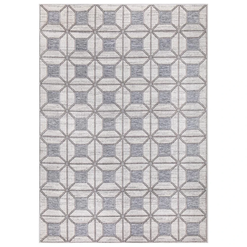 Hampton Bay Clover Gray 7 ft. 10 in. x 9 ft. 10 in. Indoor/Outdoor Area Rug 1 Hampton Bay Clover Gray 7 ft. 10 in. x 9 ft. 10 in. Indoor/Outdoor Area Rug