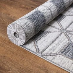 Hampton Bay Clover Gray 7 ft. 10 in. x 9 ft. 10 in. Indoor/Outdoor Area Rug 13 Hampton Bay Clover Gray 7 ft. 10 in. x 9 ft. 10 in. Indoor/Outdoor Area Rug -Hampton Bay Shop gray hampton bay outdoor rugs 87467 66 1000