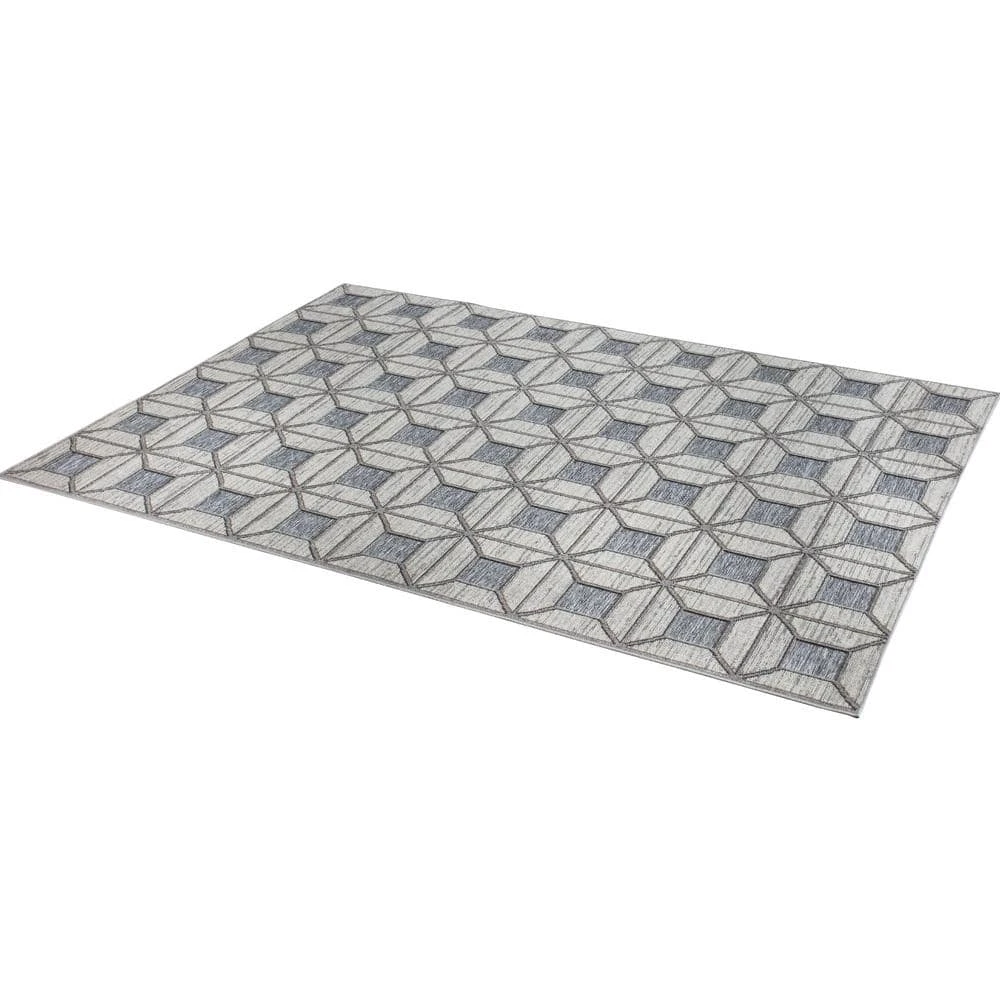 Hampton Bay Clover Gray 7 ft. 10 in. x 9 ft. 10 in. Indoor/Outdoor Area Rug 10 Hampton Bay Clover Gray 7 ft. 10 in. x 9 ft. 10 in. Indoor/Outdoor Area Rug - Image 10