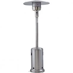 Hampton Bay 48000 BTU Stainless Steel Patio Heater -Hampton Bay Shop gray hampton bay patio heaters nczh g ss 66 1000