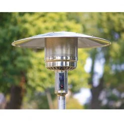 Hampton Bay 48000 BTU Stainless Steel Patio Heater -Hampton Bay Shop gray hampton bay patio heaters nczh g ss c3 1000