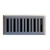 Hampton Bay Contemporary 4 in. x 10 in. Steel Floor Register in Brushed Nickel