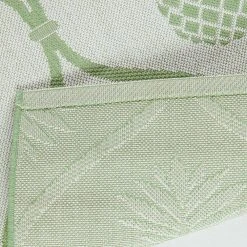 Hampton Bay Pineapple Green 5 ft. x 7 ft. Trellis Indoor/Outdoor Area Rug -Hampton Bay Shop green hampton bay outdoor rugs 3004172 1d 1000