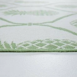 Hampton Bay Pineapple Green 5 ft. x 7 ft. Trellis Indoor/Outdoor Area Rug -Hampton Bay Shop green hampton bay outdoor rugs 3004172 40 1000