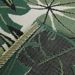 Hampton Bay Green 9 ft. x 12 ft. Palm Indoor/Outdoor Area Rug -Hampton Bay Shop green hampton bay outdoor rugs 3105599 c3 1000
