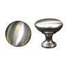 Hampton Bay Designer Series 1.125x1.125x1 in. Standard Knob in Brushed Nickel