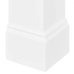 Hampton Bay Avondale Shaker Alpine White Quick Assemble Plywood Decorative Corner Post ( 0.25 in W x 90 in H x 0.75 in D) -Hampton Bay Shop hampton bay cabinet mounts installation accessories dcp 66 1000