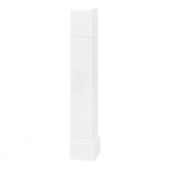 Hampton Bay Avondale Shaker Alpine White Quick Assemble Plywood Decorative Corner Post ( 0.25 in W x 90 in H x 0.75 in D) -Hampton Bay Shop hampton bay cabinet mounts installation accessories dcp a0 1000