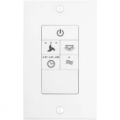 Hampton Bay 3-Speed Universal Ceiling Fan Wireless Wall Control (Damp Rated) -Hampton Bay Shop hampton bay ceiling fan switches 98139 44 1000