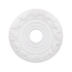 Hampton Bay 16 in. White Decorative Ceiling Medallion