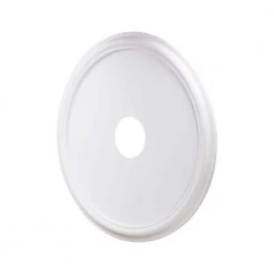 Hampton Bay 21 in. Smooth White Ceiling Medallion -Hampton Bay Shop hampton bay ceiling medallions 805134 c3 1000