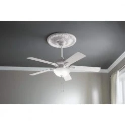 Hampton Bay 24 in. White Ceiling Medallion -Hampton Bay Shop hampton bay ceiling medallions 805144 44 1000