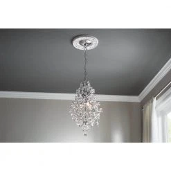 Hampton Bay 10 in. White Victorian Ceiling Medallion -Hampton Bay Shop hampton bay ceiling medallions 82255 4f 1000
