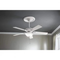 Hampton Bay 16 in. White Smooth Ceiling Medallion -Hampton Bay Shop hampton bay ceiling medallions 82275 4f 1000
