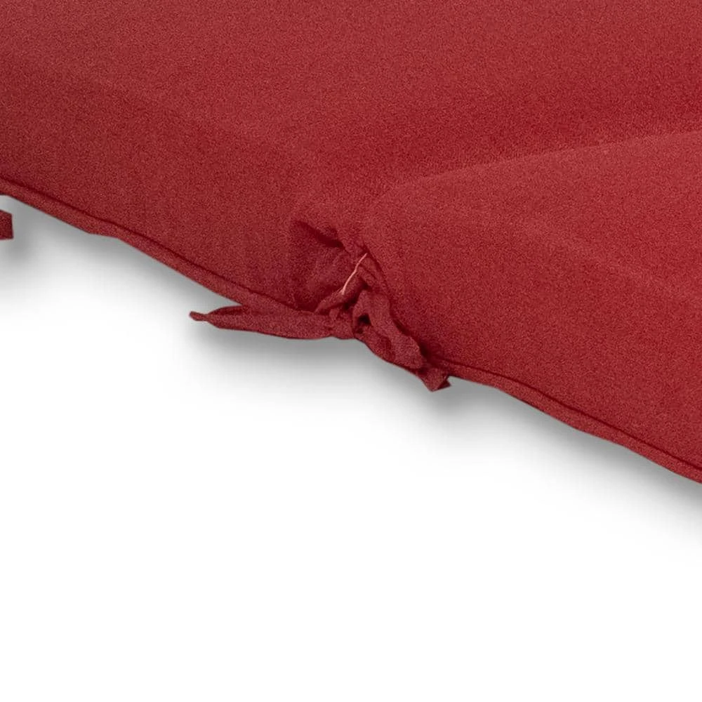 Hampton Bay 47 in. x 21 in. x 4 in. Outdoor Chaise Cushion in Chili 3 Hampton Bay 47 in. x 21 in. x 4 in. Outdoor Chaise Cushion in Chili - Image 3